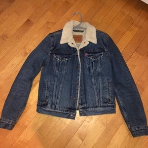 Levi’s denim Sherpa jacket